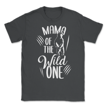 Load image into Gallery viewer, Mama of the Wild One Boy Birthday Party Zoo Safari Unisex T-Shirt
