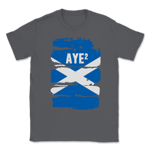 Load image into Gallery viewer, Scotland IndyRef2 Aye 2 Scottish Flag Independence Unisex T-Shirt
