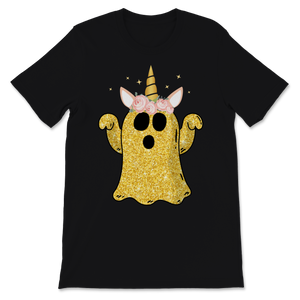 Boonicorn Unicorn Ghost Gold Halloween Costume Shirt Unisex T-Shirt