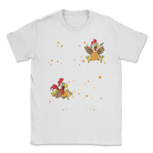 Load image into Gallery viewer, Welcome To Coop We Are All Cluckin' Crazy Farmer Pun Unisex T-Shirt
