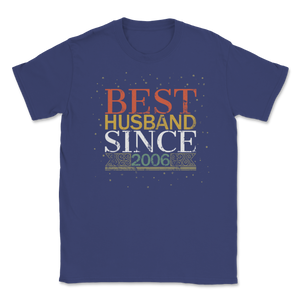 Best Husband Since 2006 Vintage 13th Wedding Unisex T-Shirt