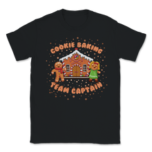 Load image into Gallery viewer, Cookie Baking Team Captain Gingerbread Bakers Merry Unisex T-Shirt
