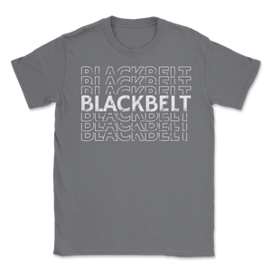 Black Belt Taekwondo Karate Martial Arts Distressed Unisex T-Shirt