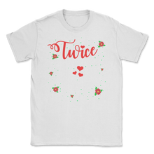 Load image into Gallery viewer, Twice As Merry This Year Twins Christmas Pregnancy Unisex T-Shirt
