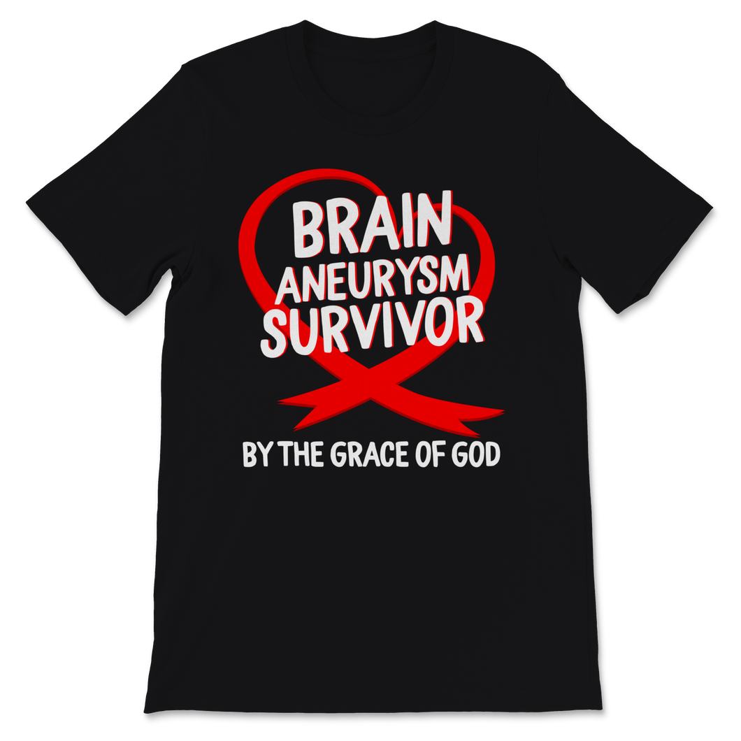Brain Aneurysm Survivor By The Grace Of God Awareness Unisex T-Shirt