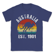 Load image into Gallery viewer, Vintage Australia Day Est. 1901 Aussie Australian Unisex T-Shirt
