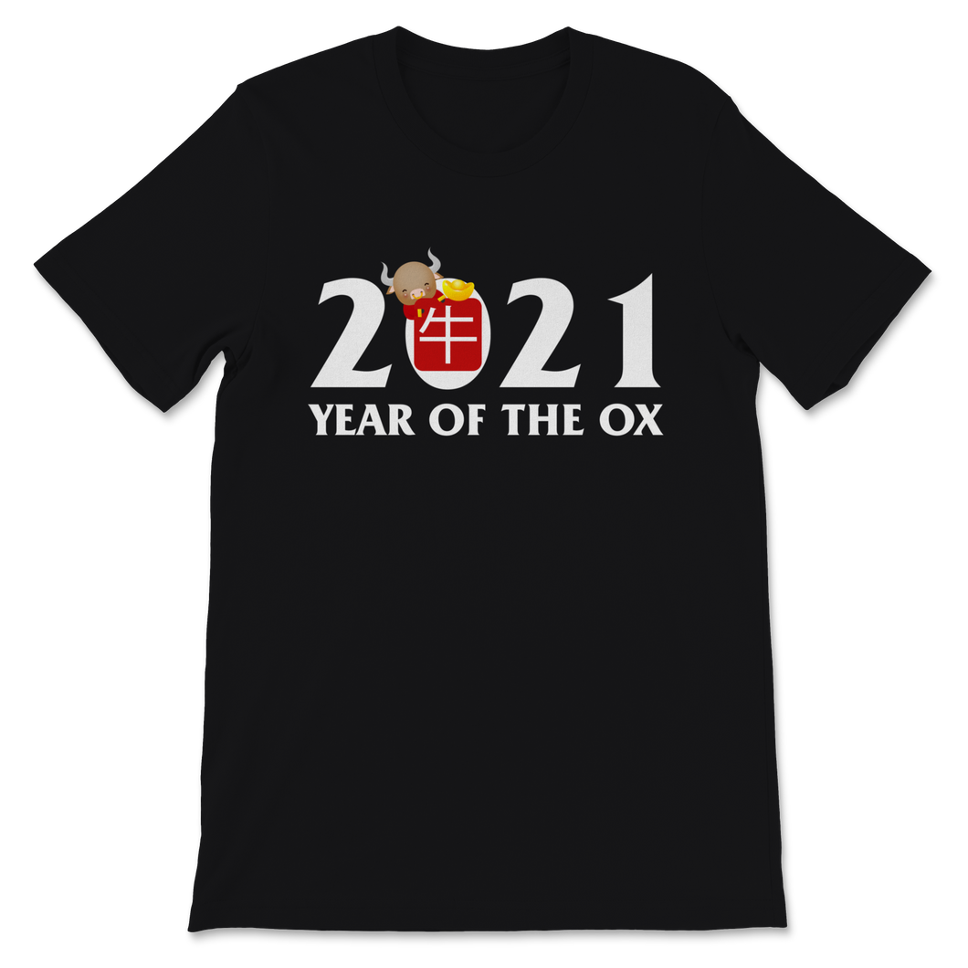 2021 Year Of The Ox Happy Chinese New Year Shirt Cute Unisex T-Shirt