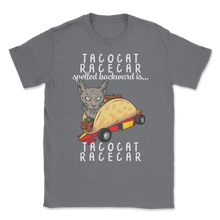 Load image into Gallery viewer, Tacocat Racecar Spelling Pit Crew Car Racing Tacos Unisex T-Shirt
