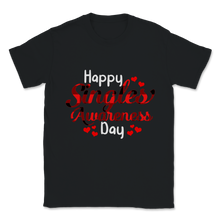 Load image into Gallery viewer, Happy Singles Awareness Day Buffalo Plaid Unisex T-Shirt

