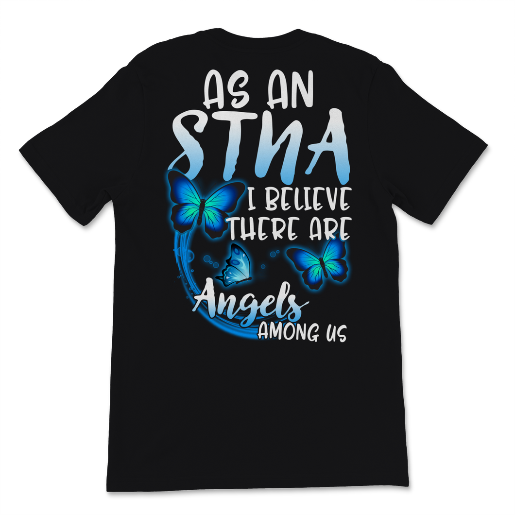 As A STNA I Believe There Are Angels Among Us Nurse Unisex T-Shirt