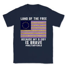 Load image into Gallery viewer, Military Child Month Awareness Ribbon Purple Up Betsy Unisex T-Shirt
