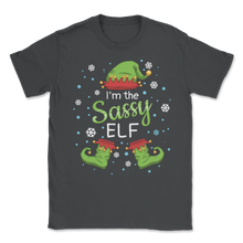 Load image into Gallery viewer, I'm The Sassy Elf Matching Family Group Christmas Unisex T-Shirt
