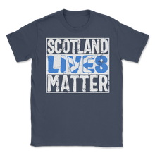 Load image into Gallery viewer, Scotland Lives Matter IndyRef2 Scottish Flag Unisex T-Shirt
