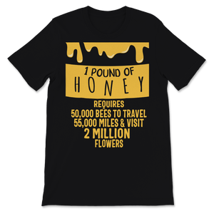 Beekeeper Shirt 1 Pound Of Honey Pollen Requires 50000 Unisex T-Shirt