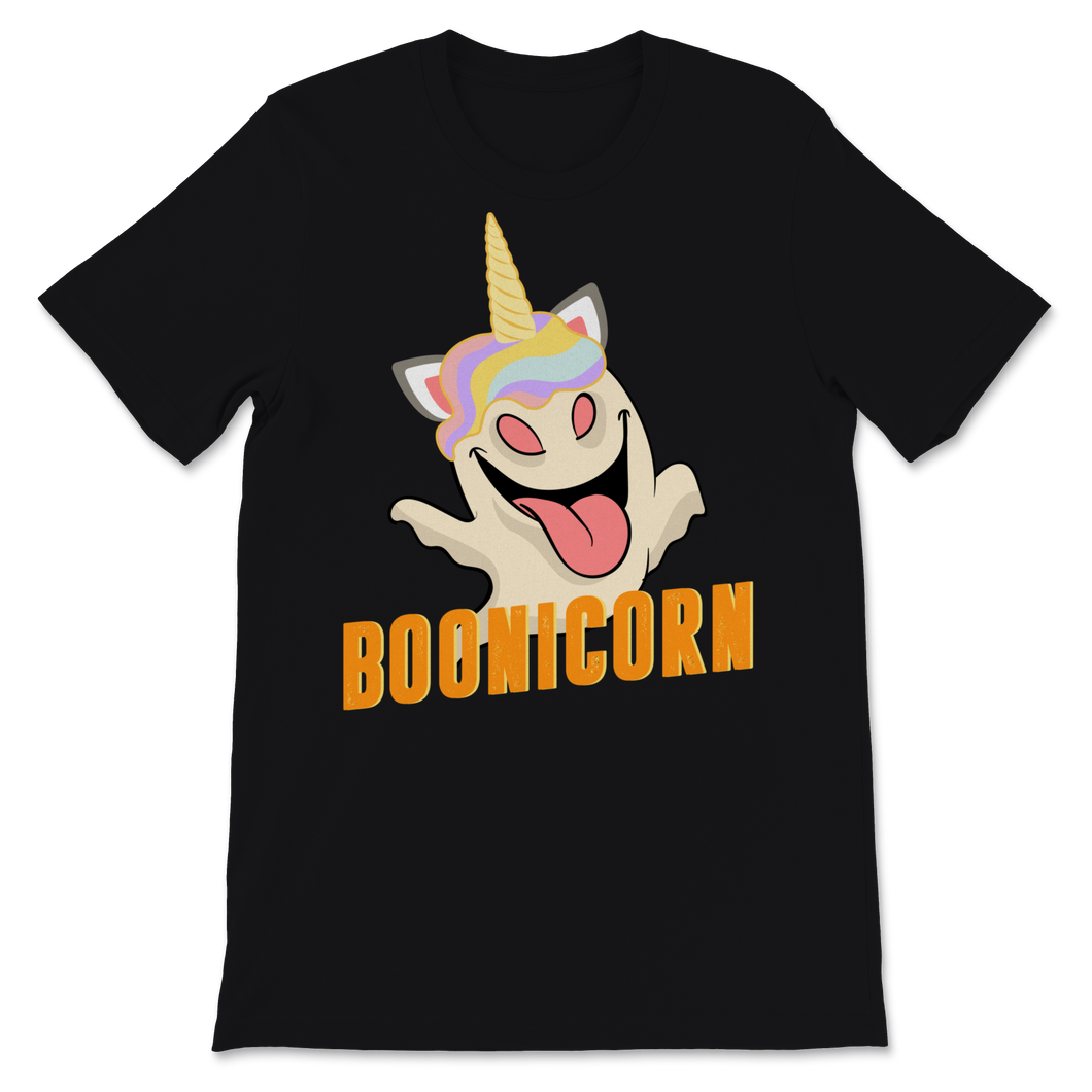Boonicorn Unicorn Ghost Halloween Costume Shirt for Unisex T-Shirt