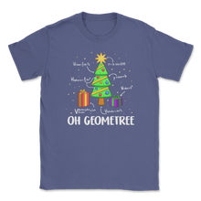 Load image into Gallery viewer, Oh Geometree Christmas Tree Math Lover Teacher Xmas Unisex T-Shirt
