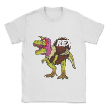 Load image into Gallery viewer, Gobble Saurus Rex Thanksgiving Dinosaur T Rex Turkey Unisex T-Shirt
