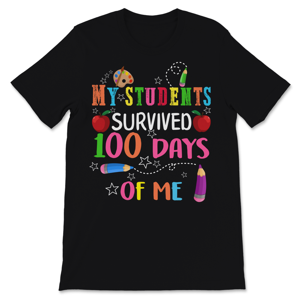 100 Days Of School Shirt For Virtual Teacher My Unisex T-Shirt