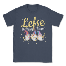 Load image into Gallery viewer, Lefse Rolling Team Gnome Christmas Norway Xmas Elf Unisex T-Shirt
