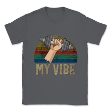 Load image into Gallery viewer, My Vibe Weightlifting Gym Hand Lifting Weight Vintage Unisex T-Shirt
