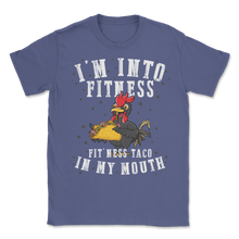 Load image into Gallery viewer, Farmer Fitness Chicken Tacos In My Mouth Taco Tuesday Unisex T-Shirt
