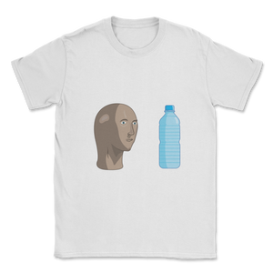 Ah Yes Enslaved Moisture Meme Water Plastic Bottle Unisex T-Shirt