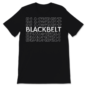 Black Belt Taekwondo Karate Martial Arts Distressed Unisex T-Shirt
