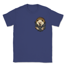 Load image into Gallery viewer, Hedgehog Day Pocket Cute Animal Love Hedgehogs Pet Unisex T-Shirt
