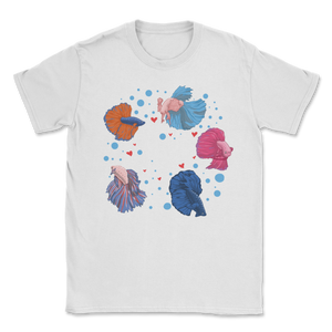 Betta Love Fish Lover Pet Beautiful Sea Animals Unisex T-Shirt