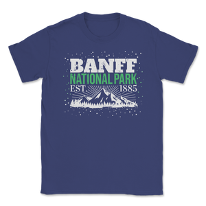 Banff National Park Canada Souvenir Conservation Retro Unisex T-Shirt