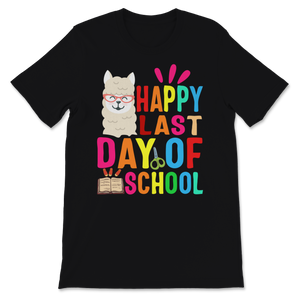 Happy Last Day Of School Cute Llama No Probllama Unisex T-Shirt