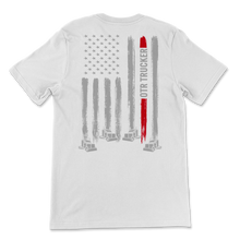 Load image into Gallery viewer, OTR Trucker USA America Flag Father's Day Gift For Dad Unisex T-Shirt
