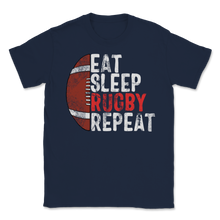 Load image into Gallery viewer, Rugby Vintage South Eat Sleep Repeat Ireland Fans Unisex T-Shirt
