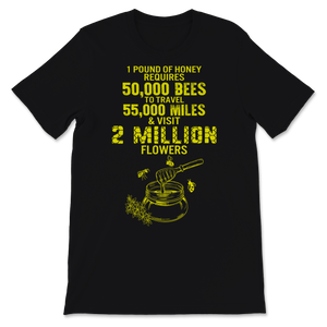 Beekeeper Shirt 1 Pound Of Honey Pollen Requires 50000 Unisex T-Shirt