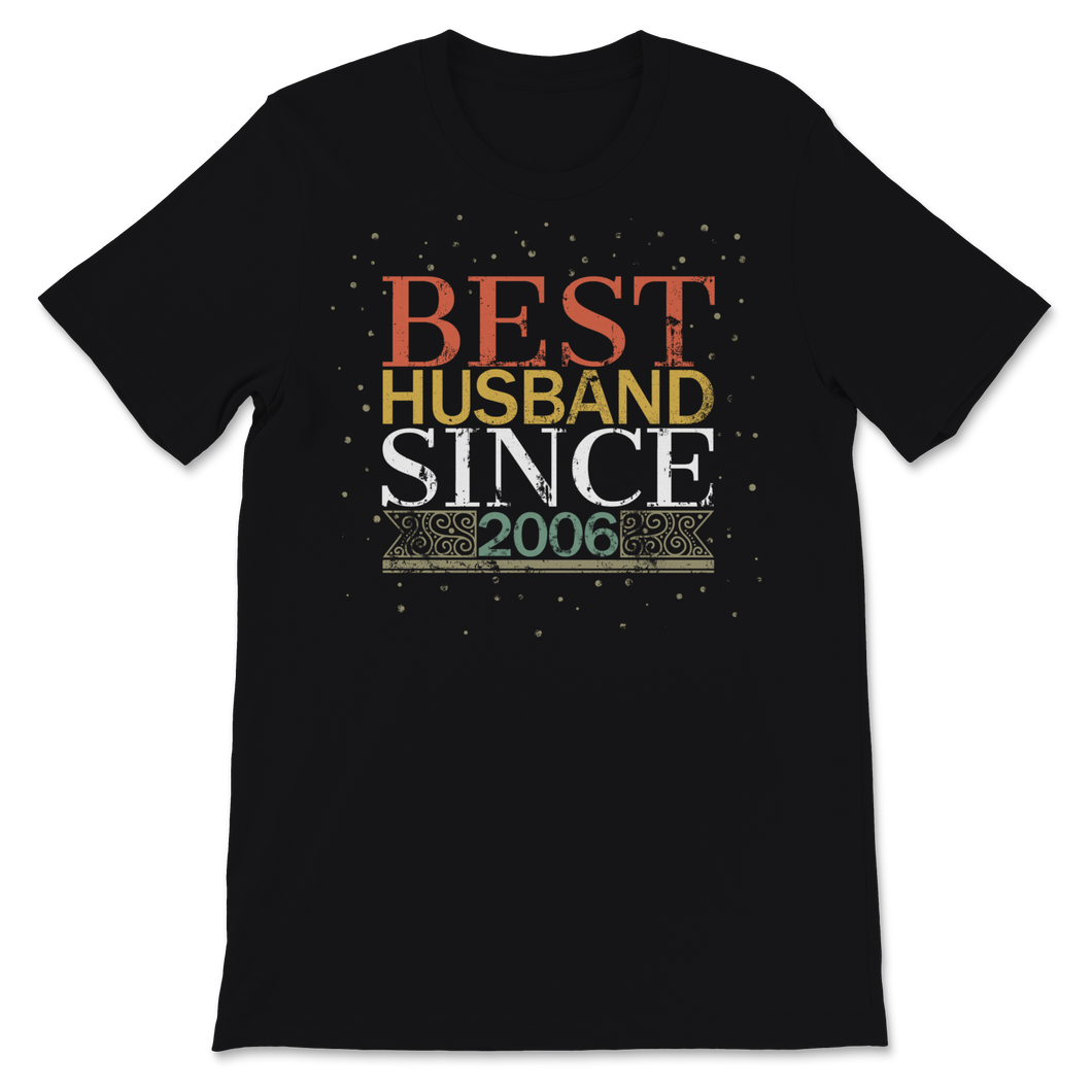 Best Husband Since 2006 Vintage 13th Wedding Unisex T-Shirt