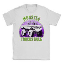 Load image into Gallery viewer, Monster Truck Rule Vintage Sunset Birthday Kids Boy Unisex T-Shirt
