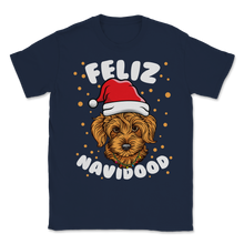 Load image into Gallery viewer, Feliz Navidood Goldendoodle Labradoodle Christmas Unisex T-Shirt
