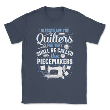 Load image into Gallery viewer, Blessed Quilters For Piecemakers Sewing Seamless Quilt Unisex T-Shirt
