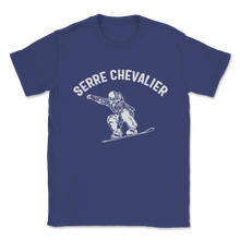 Load image into Gallery viewer, Serre Chevalier Snowboarding France Ski Winter Unisex T-Shirt

