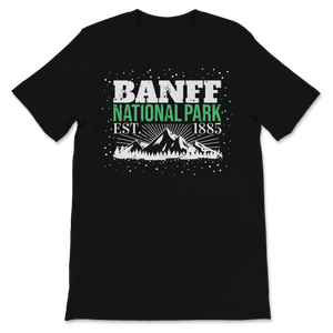 Banff National Park Canada Souvenir Conservation Retro Unisex T-Shirt