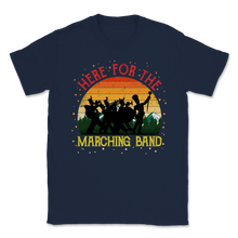 Load image into Gallery viewer, Here for Marching Band Vintage Retro Mom Marching Band Unisex T-Shirt
