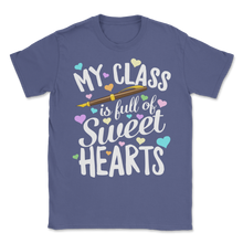Load image into Gallery viewer, My Class Full Sweet Hearts Pen Teacher Assistant Unisex T-Shirt
