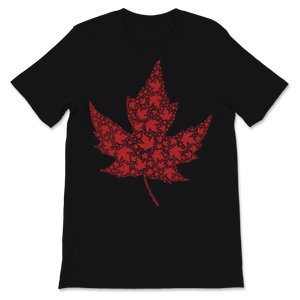 Canada Day Red Maple Leaf of Canadian Flag July 1st Unisex T-Shirt