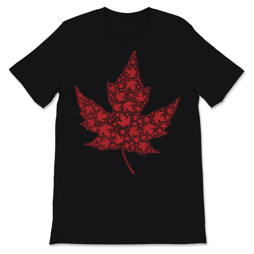 Canada Day Red Maple Leaf of Canadian Flag July 1st Unisex T-Shirt