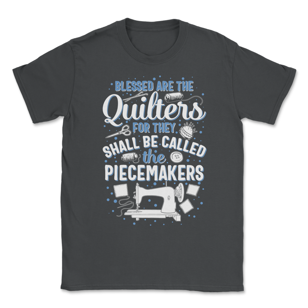 Blessed Quilters For Piecemakers Sewing Seamless Quilt Unisex T-Shirt
