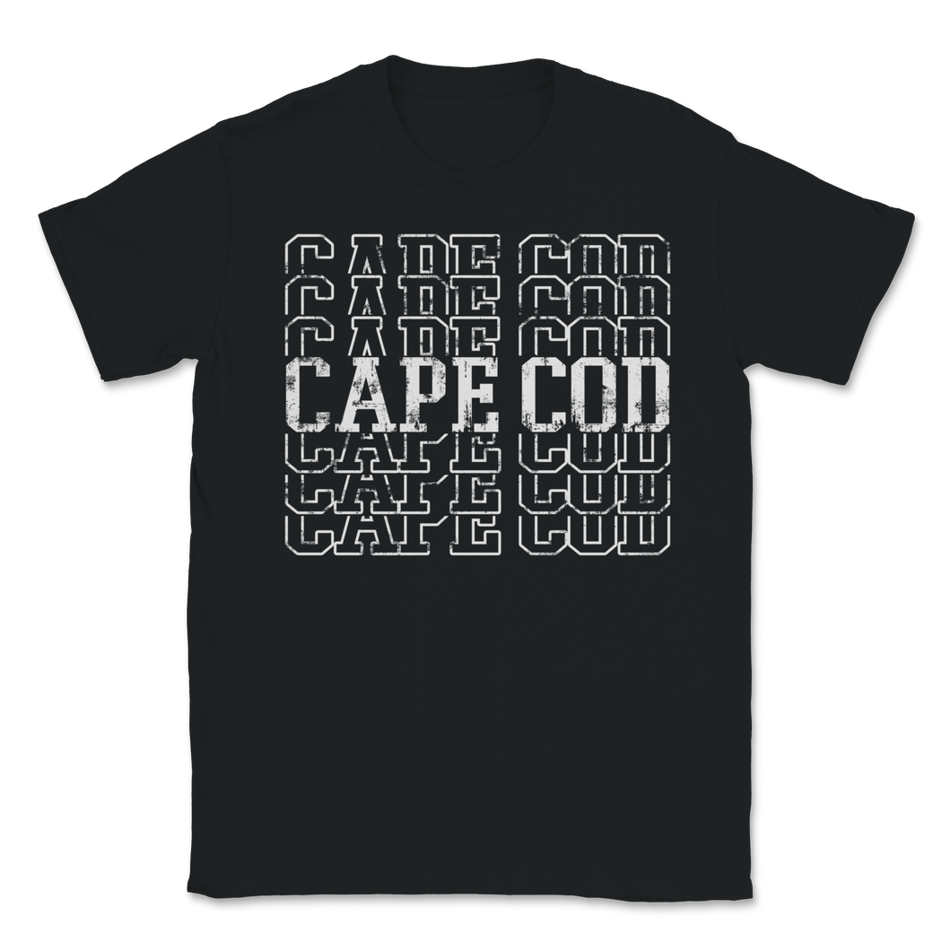 Cape Cod Massachusetts Varsity Style American USA Unisex T-Shirt