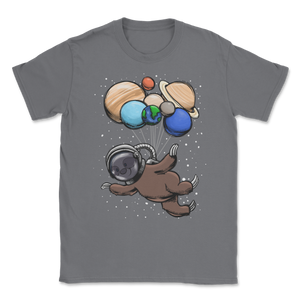 Astronaut Sloth Space Stars Cute Lazy Animals Galaxy Unisex T-Shirt