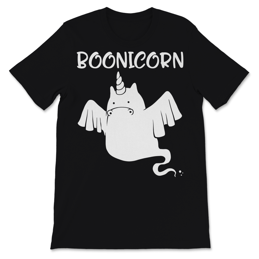 Boonicorn Unicorn Ghost Halloween Costume Shirt for Unisex T-Shirt