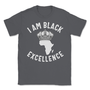 Black Excellence African Queen Crown Slavery History Unisex T-Shirt