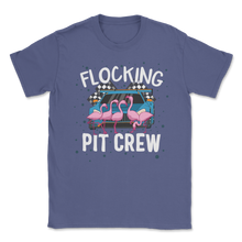Load image into Gallery viewer, Flocking Pit Crew Flamingo Lover Racing Japanese Drift Unisex T-Shirt
